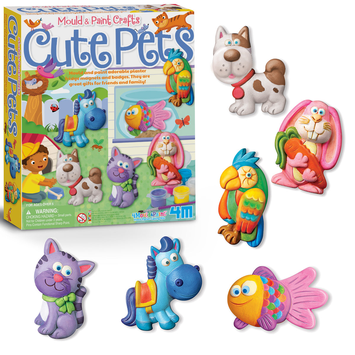 Mascotas Tiernas Mould and Paint 4M