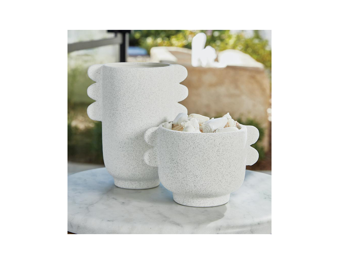 Jarrón Alto Beach Vibe - Cerámica