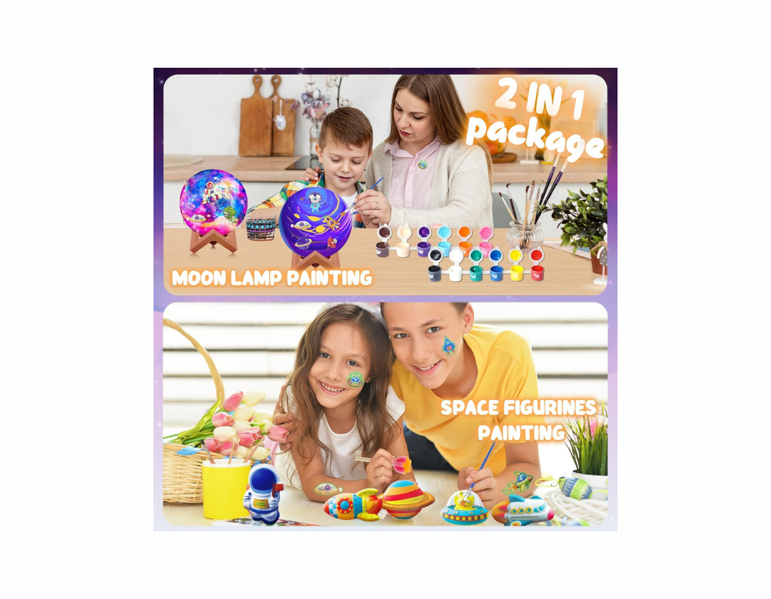 Kit haz tu propia lámpara de luna 3D