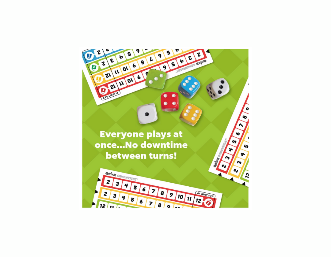 Juego de dados QWIXX de familia y rápido