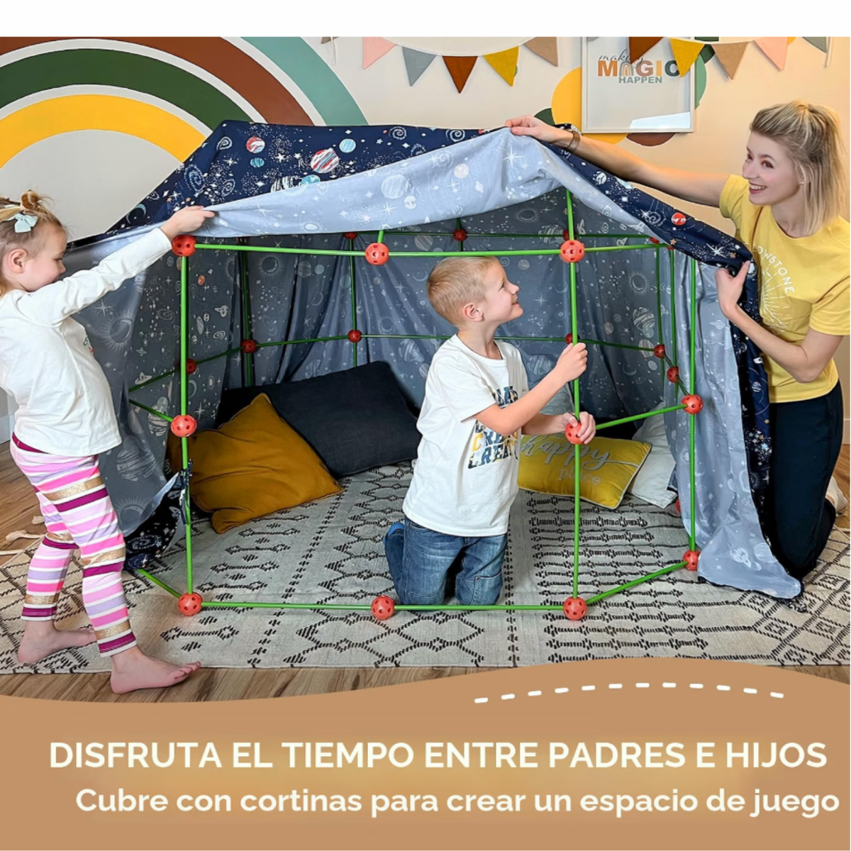 Kit de Construcción de Fuertes– 69 piezas