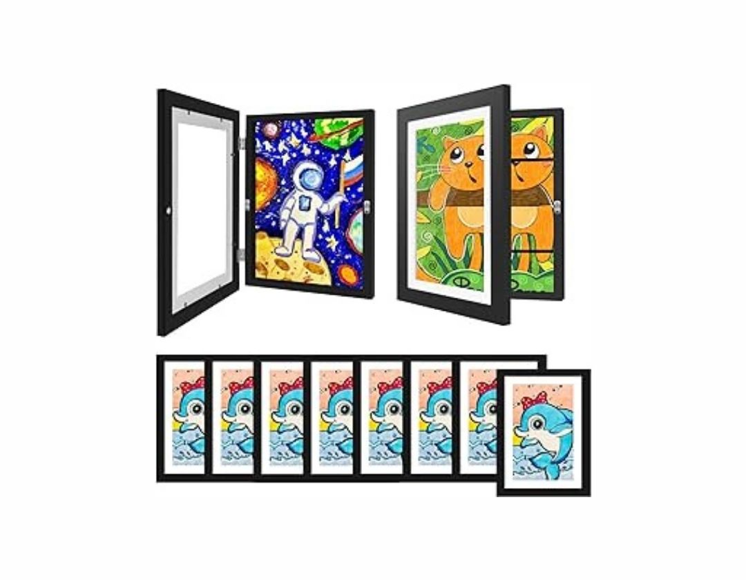 Marcos A4 Negro de Arte Cambiables para Niños