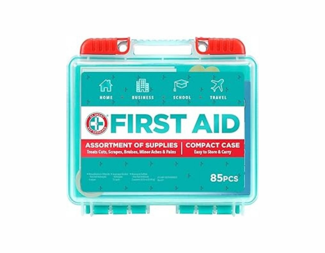 Kit de Primeros Auxilios Be Smart Get Prepared de 85 Piezas - Preparáte para Cualquier Emergencia!