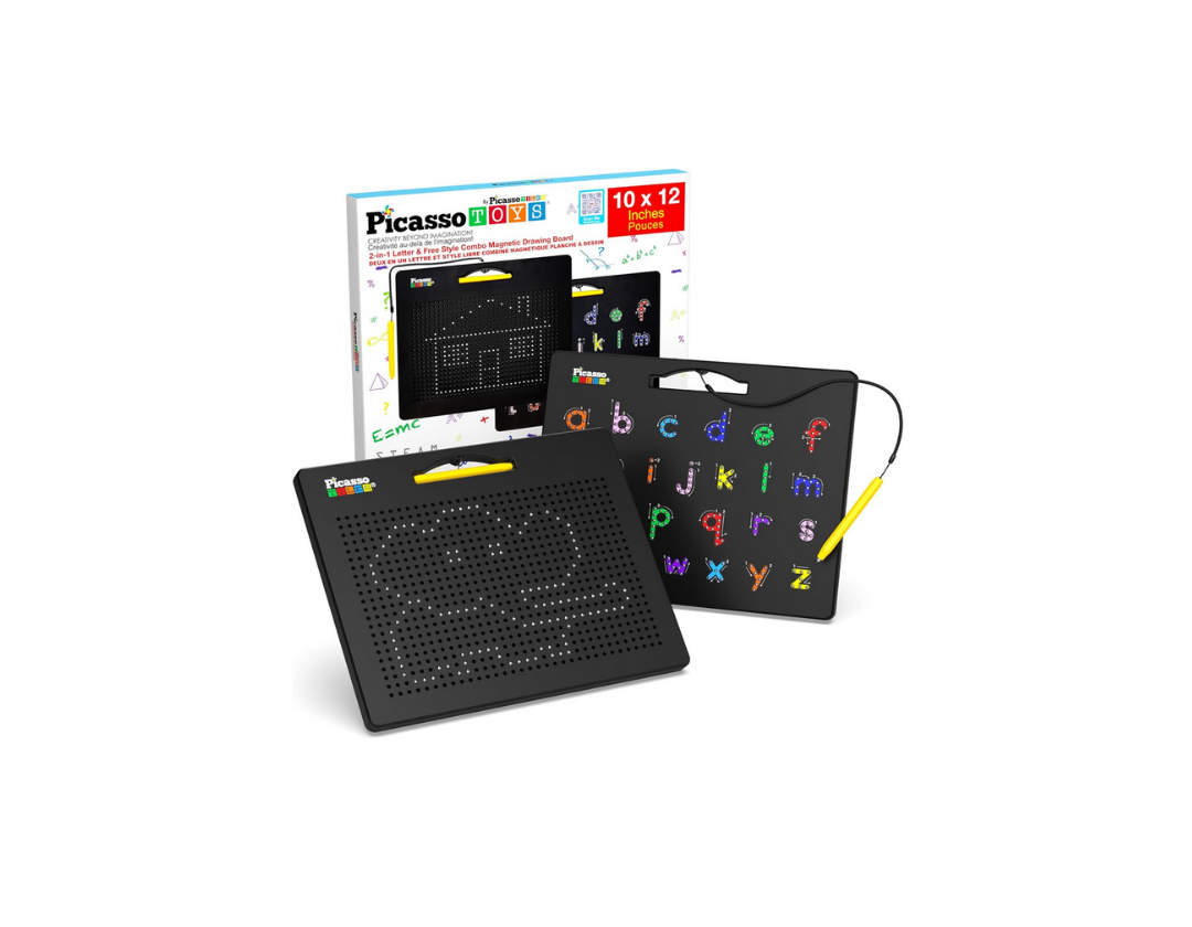 PicassoTiles - Tablero de Dibujo Magnético 2 en 1