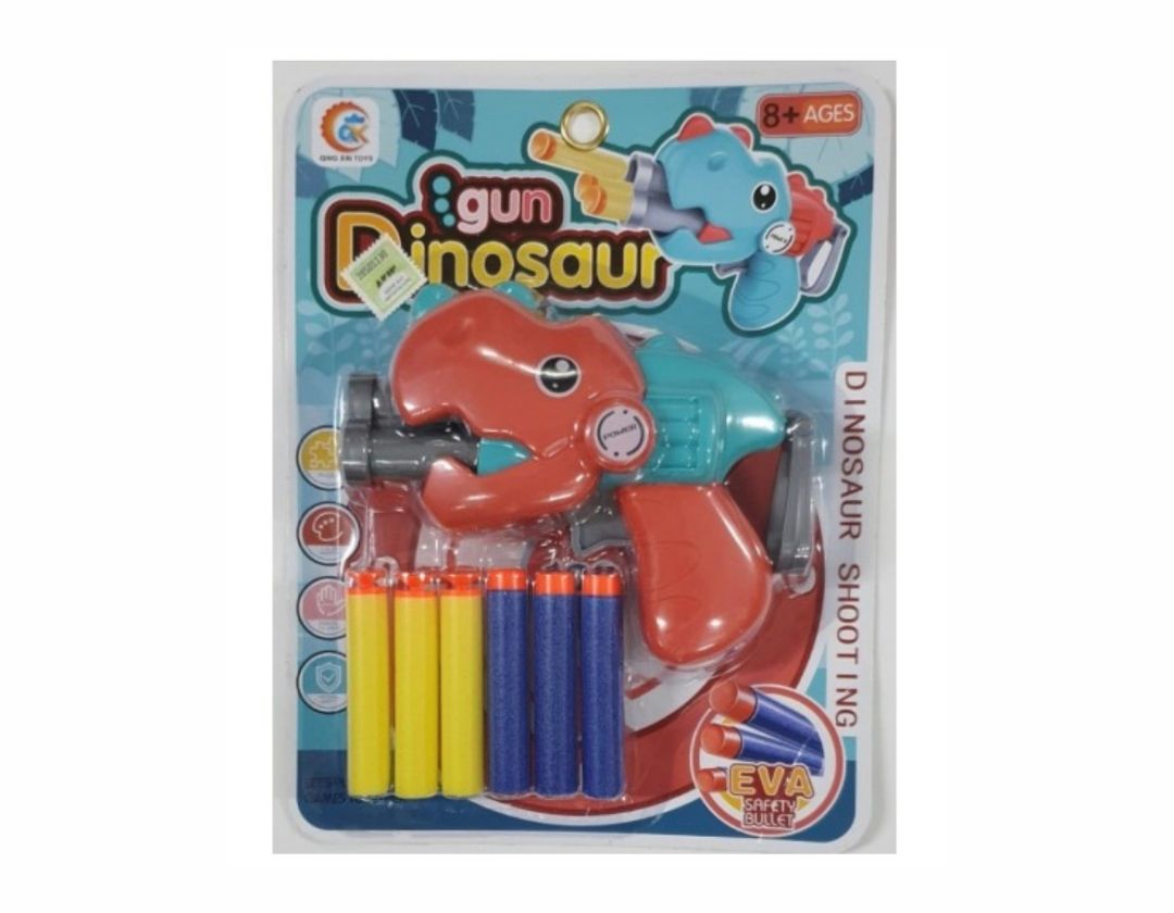Set De Pistola Dinosaurio Toy Dardo Tipo Nerf