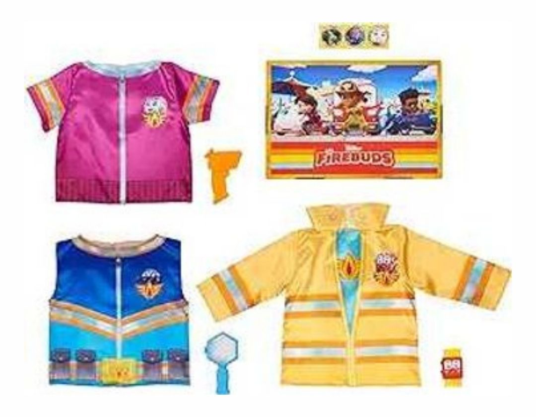 Kit de disfraces de Disney Junior Firebuds, Para Niños de 3+ años