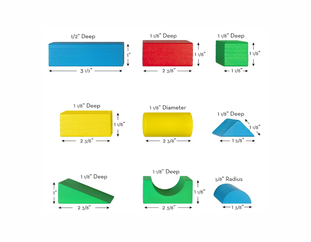 Melissa & Doug – Set de Bloques de Madera 100 Piezas 🪵