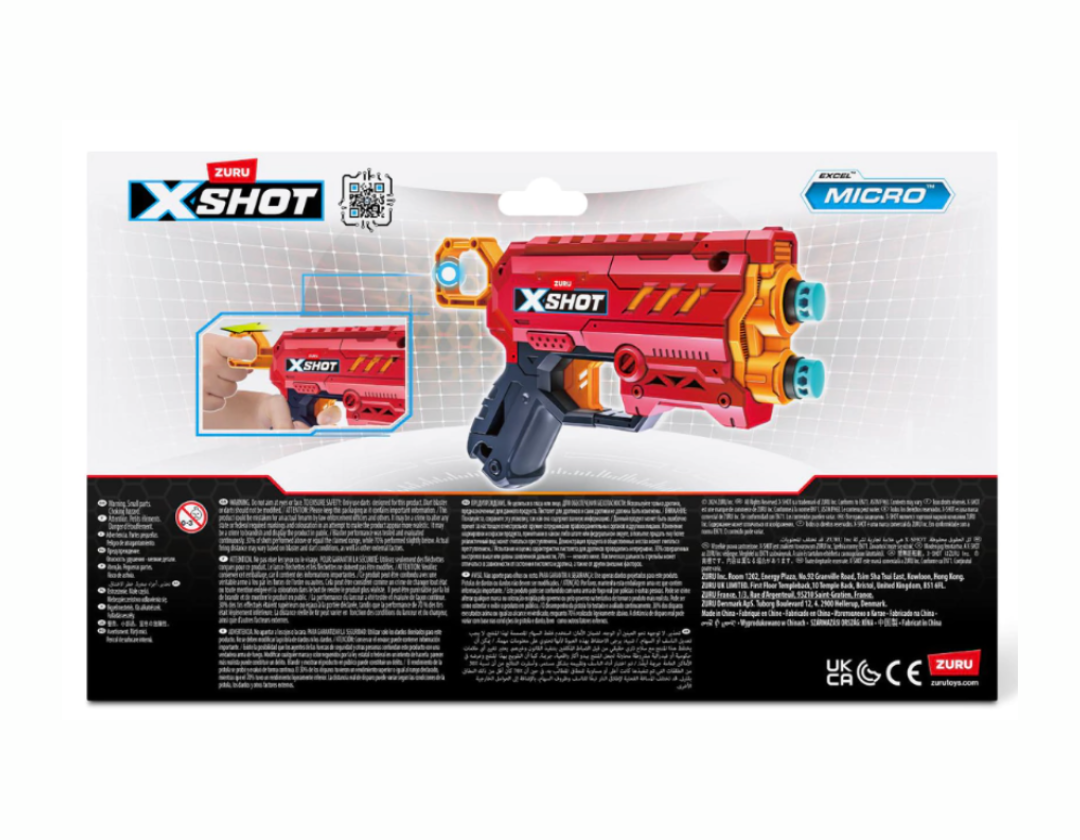 2 Pack de Pistolas de Juguete X-Shot