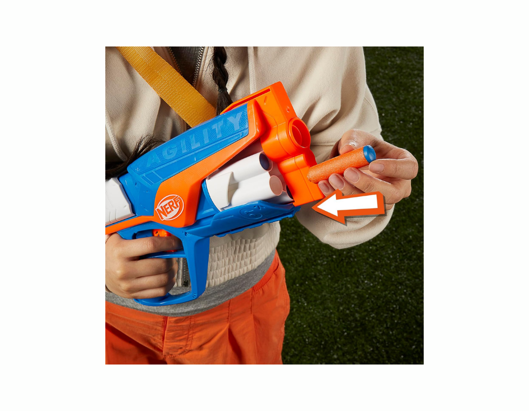 Pistola Nerf Serie N Agility Blaster - 12 dardos