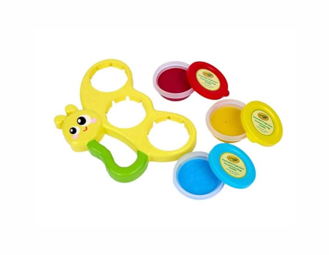 Paleta Crayola con Pinturas para Dedos Mariposa