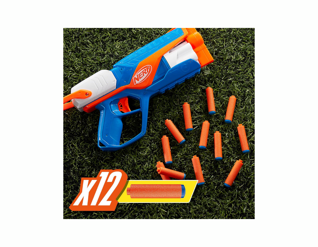Pistola Nerf Serie N Agility Blaster - 12 dardos
