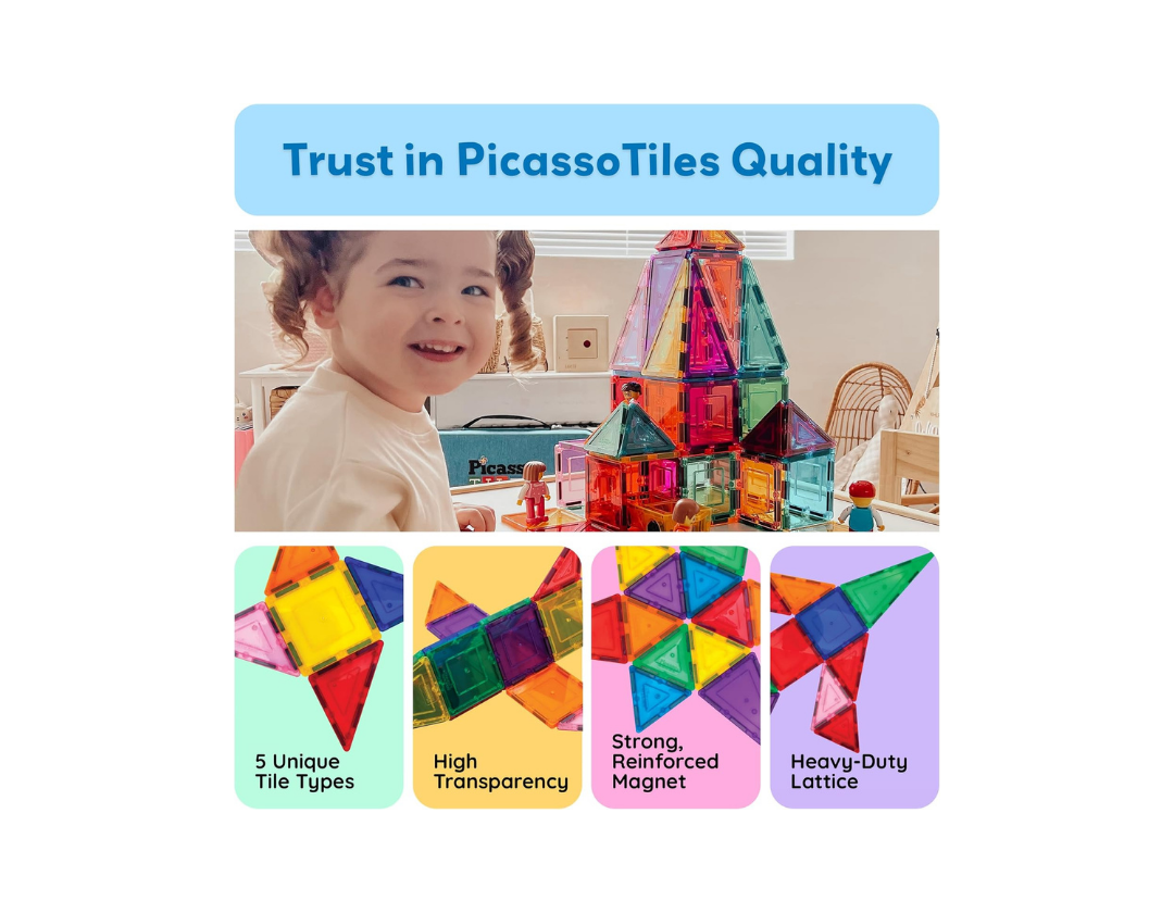 Picassotiles Set De Bloques 60pz