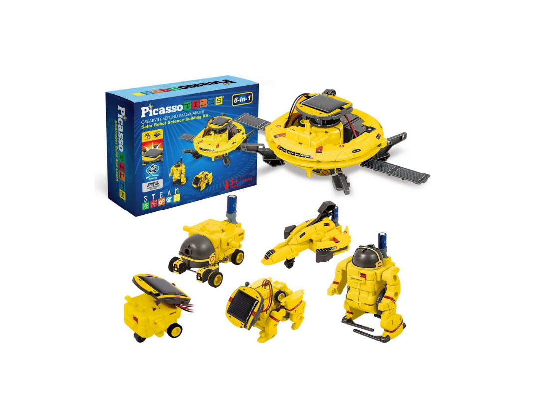 Robot solar educativo 6 en 1 – PicassoTiles