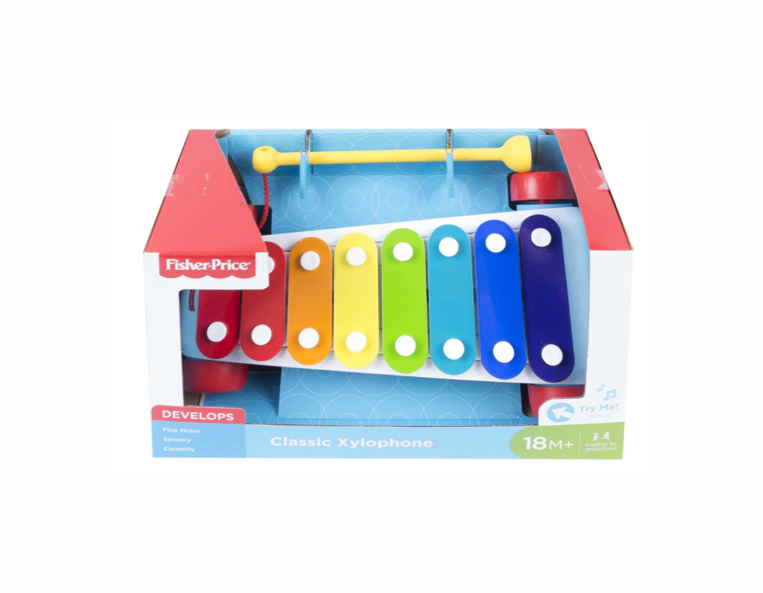 Xilófono Clásico Fisher-Price – Juguete Musical Educativo para Niños