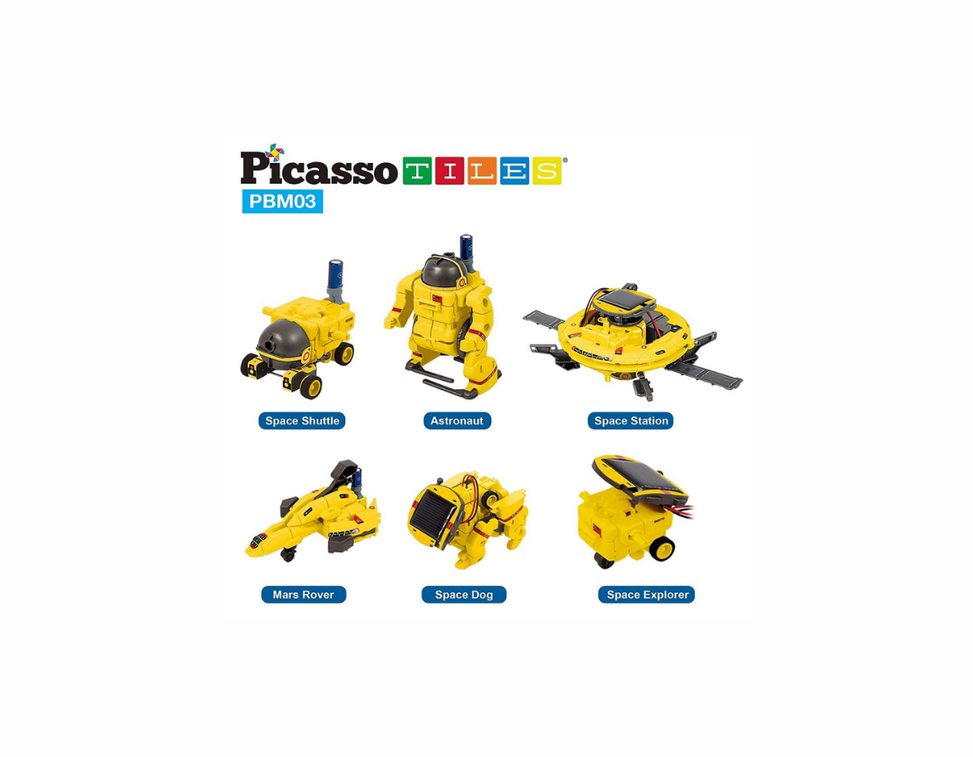 Robot solar educativo 6 en 1 – PicassoTiles