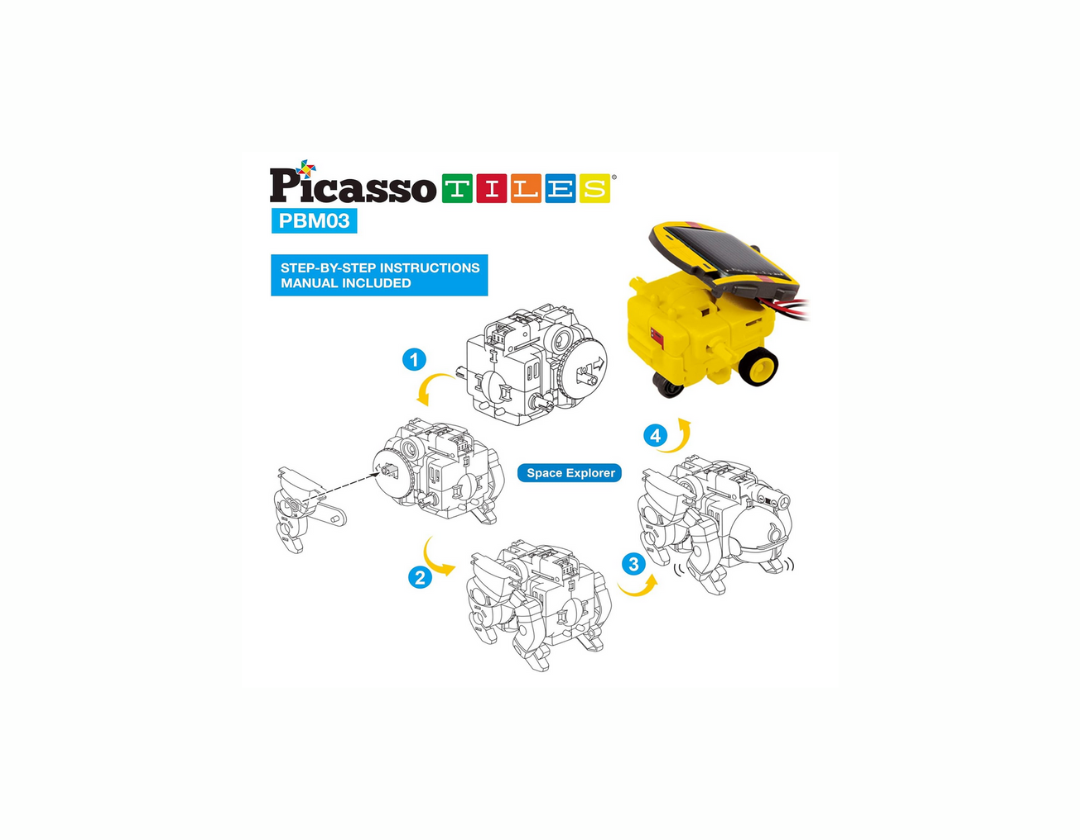 Robot solar educativo 6 en 1 – PicassoTiles