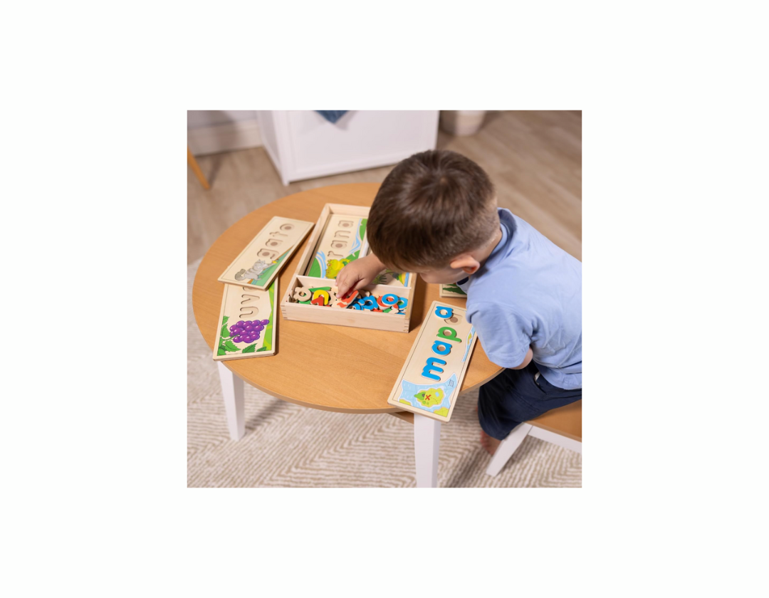 Melissa & Doug Juguete educativo de aprendizaje para ver y deletrear en español