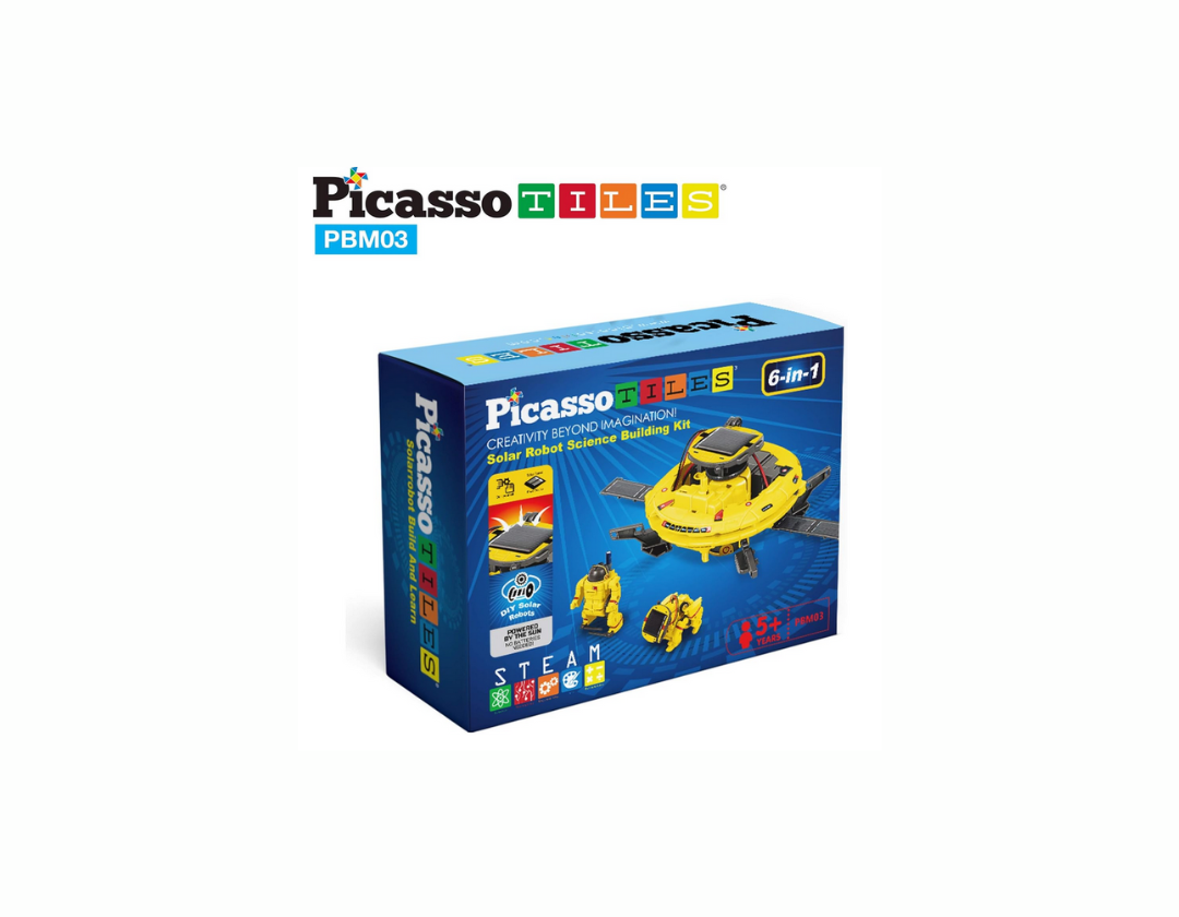 Robot solar educativo 6 en 1 – PicassoTiles