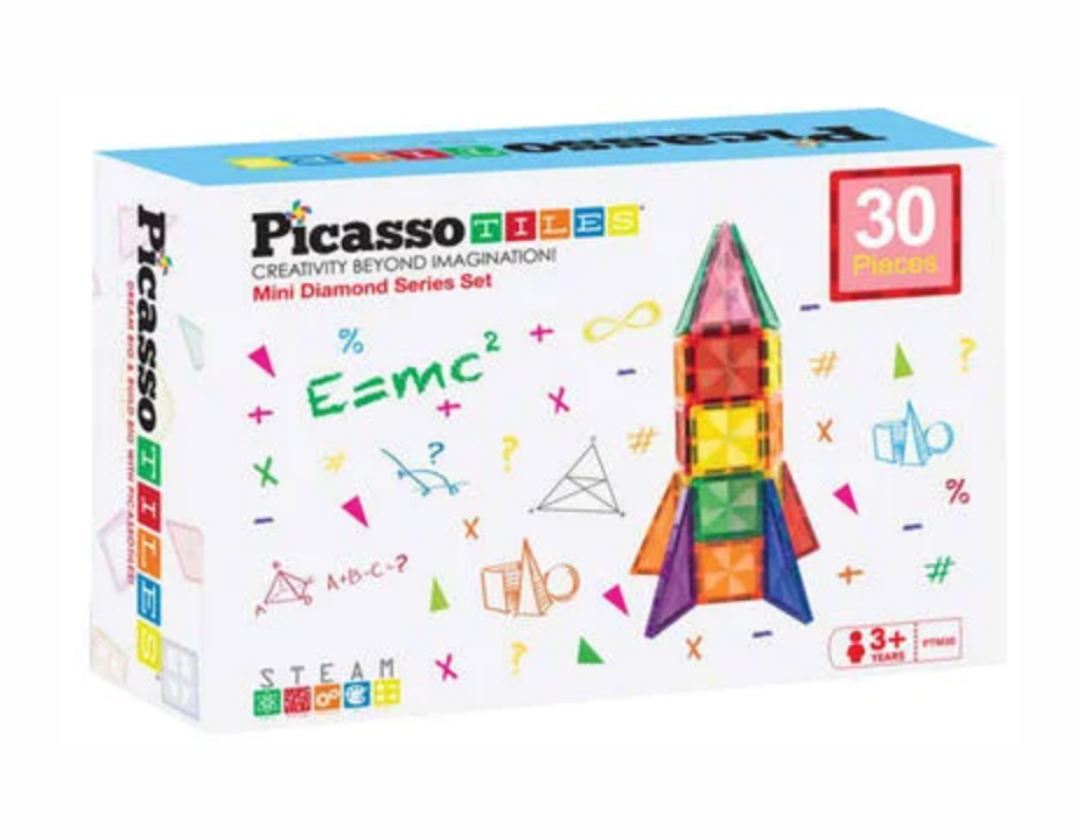 PicassoTiles Set de 30 Piezas Travel Size