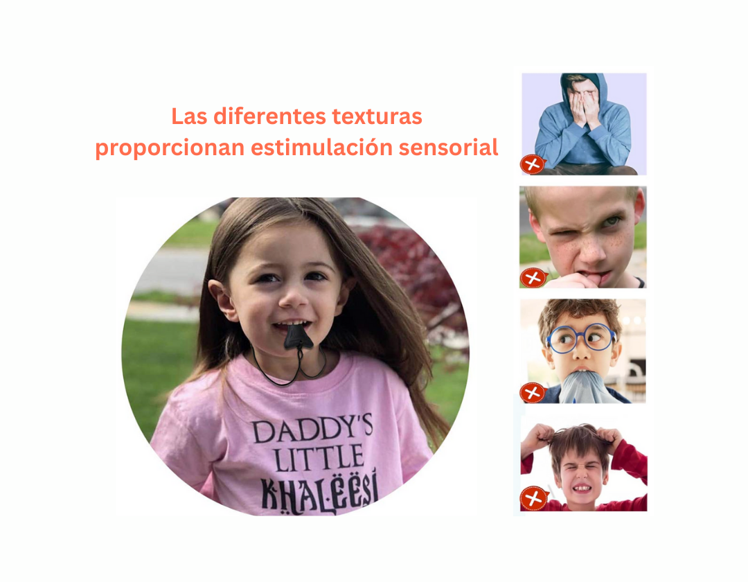 Mordedor colgante diente de tiburon