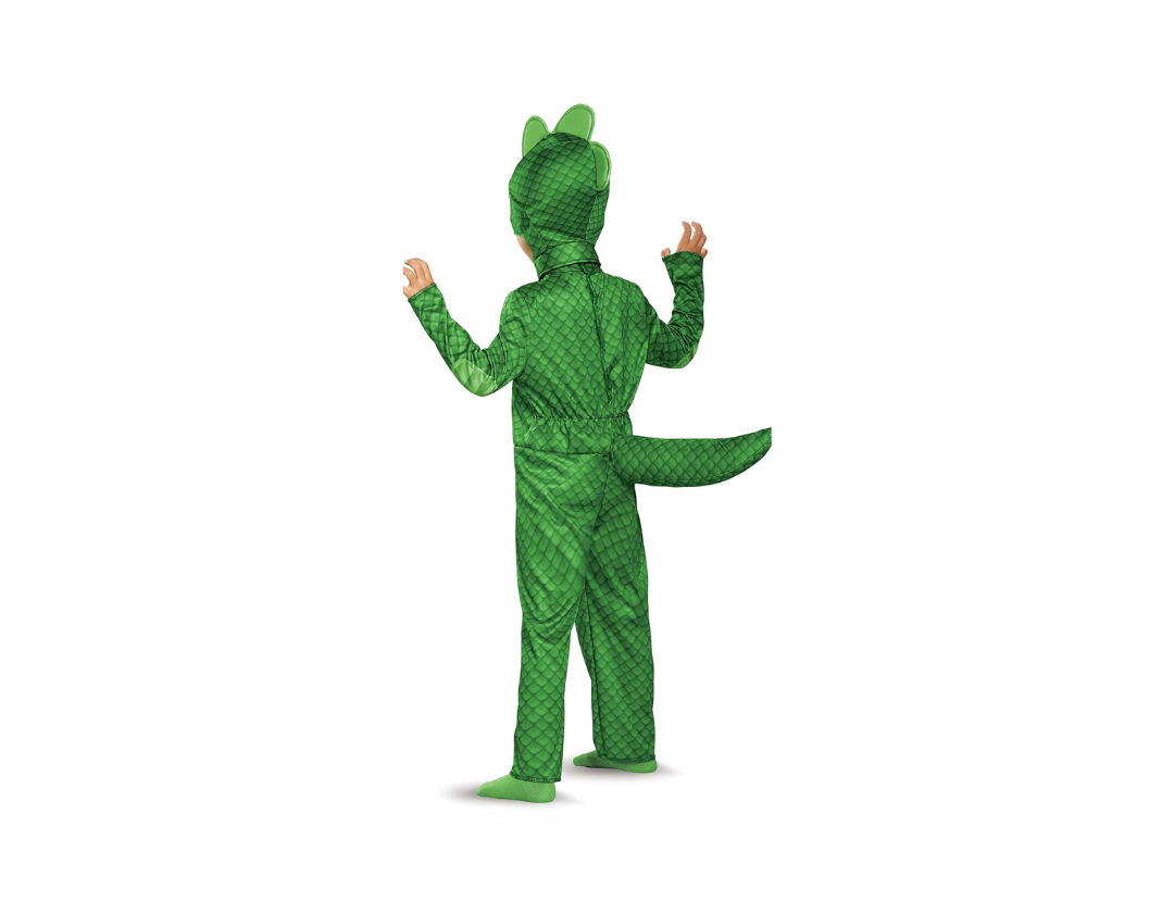 Disfraz Gekko Classic Pj Masks Disfraz Grande Verde, Para Niños de 4-6 años
