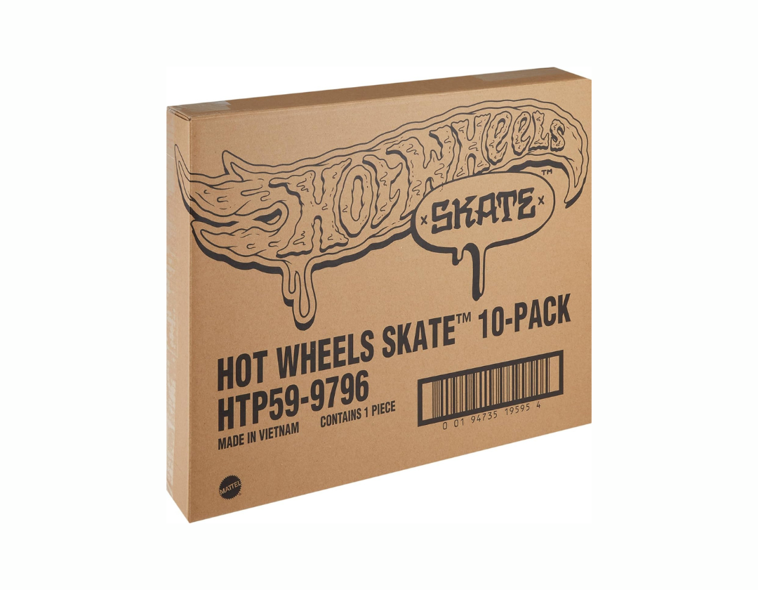 Hot Wheels Skate - Juego de 10 patinetas para dedos con 5 pares de zapatos