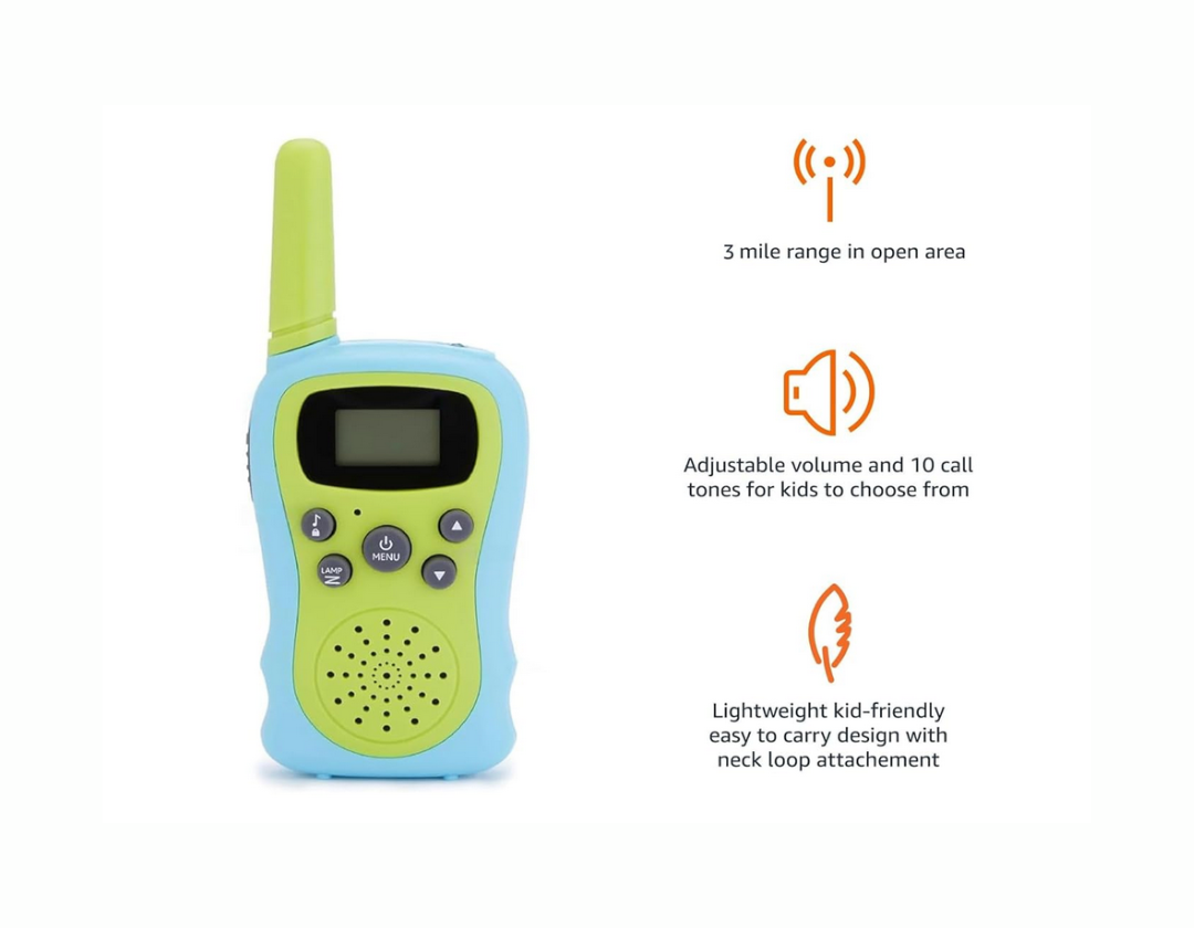 Set de walkie talkies para niños
