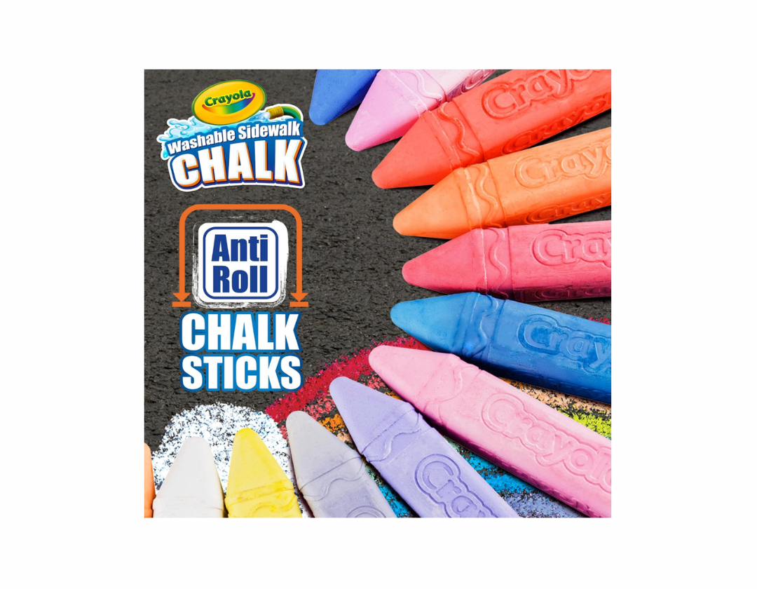 Tiza Jumbo Lavable Crayola x24 – Colores Seguros para Niños