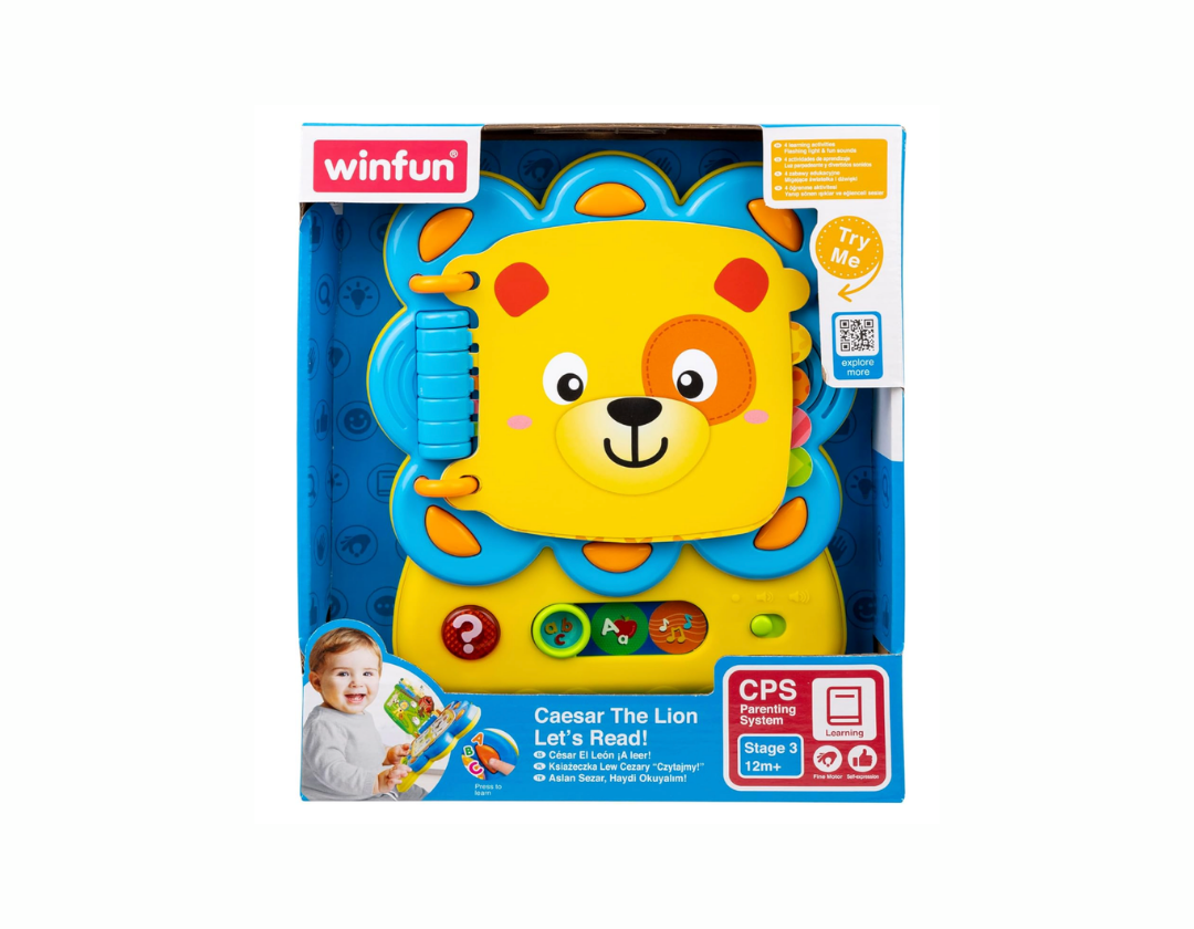 Libro Interactivo César el León Winfun – Juguete Educativo para Niños