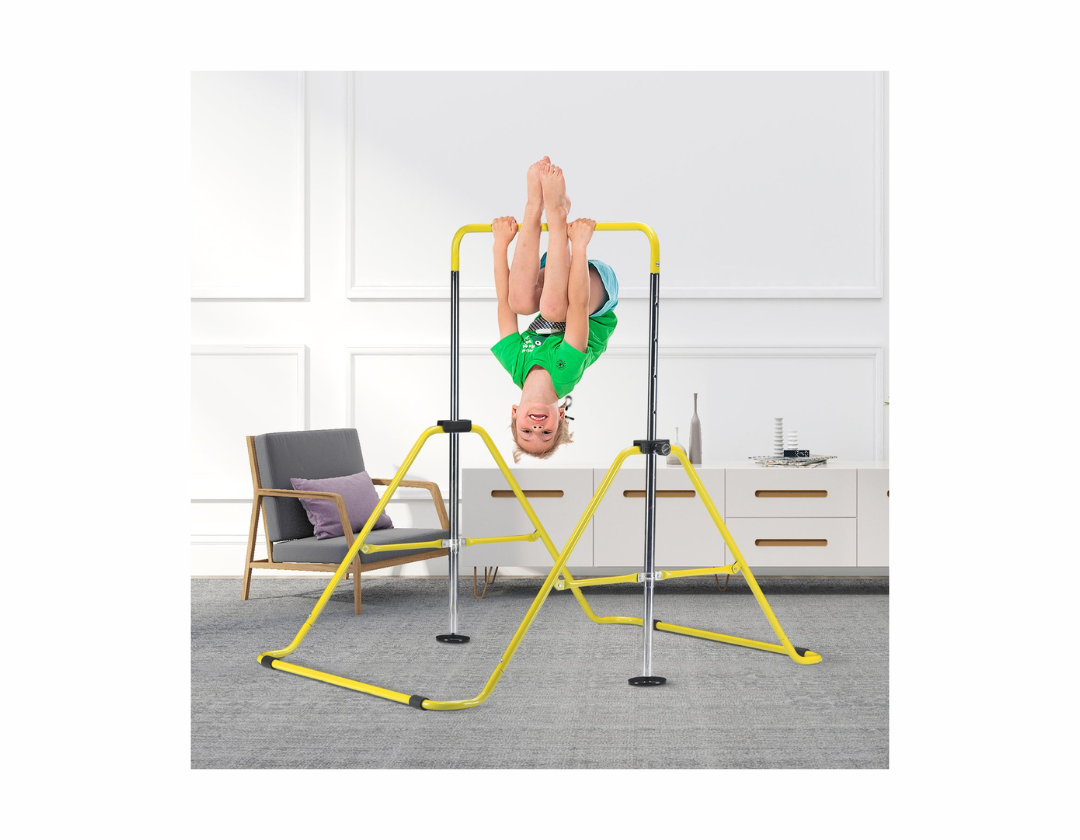 Children's gymnastics bars with adjustable height