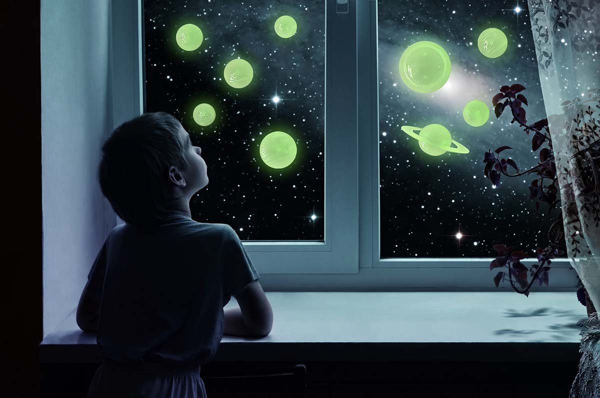 Sistema Solar 3D que Brilla en la Oscuridad Glowing Imaginations 4M