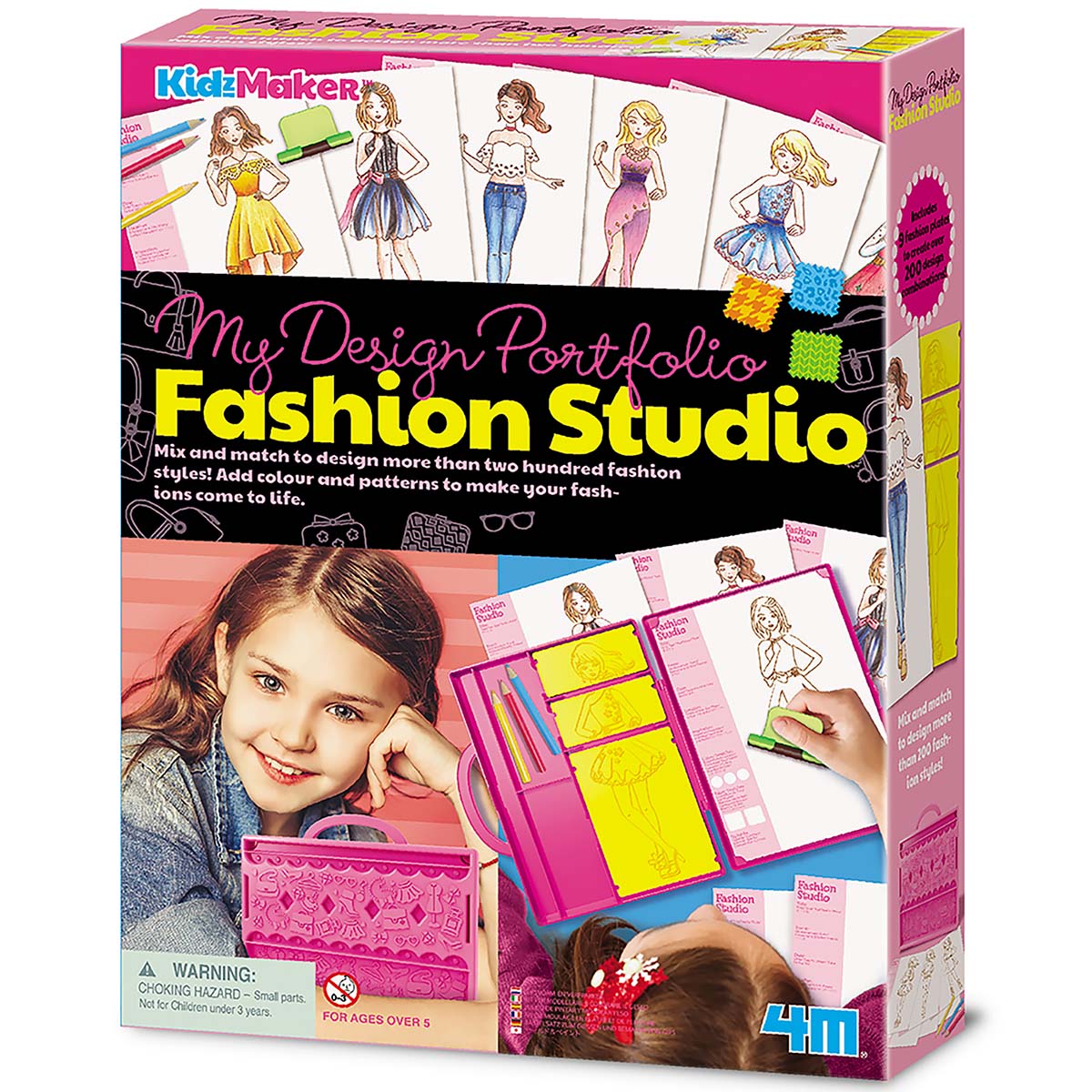 Portfolio de Moda para Niños KidzMaker 4M