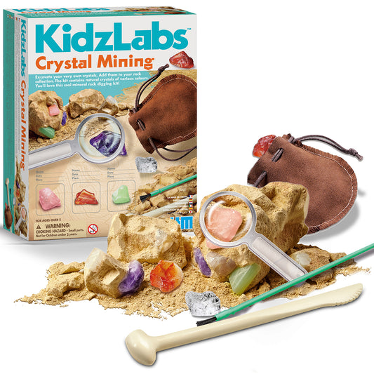 Minería de Cristales para Niños Kidz Labs 4M