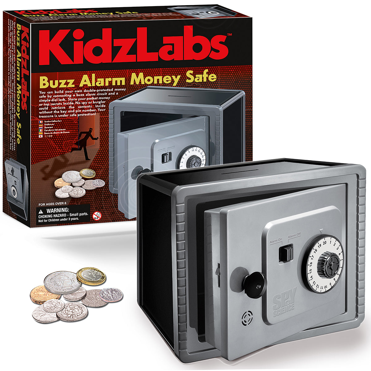 Caja Fuerte con Alarma Kidz Labs 4M