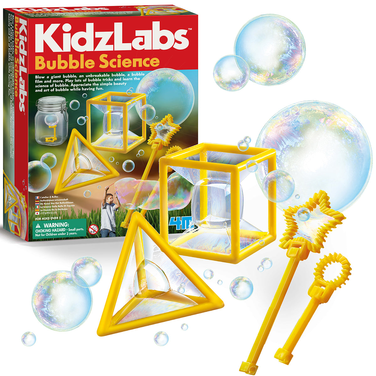 Experimentos con Burbujas Kidz Labs 4M