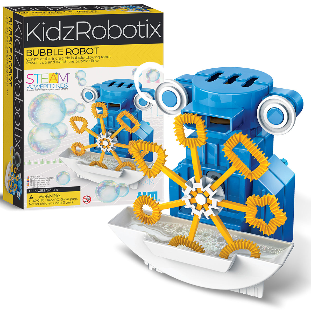 Robot de Burbujas para Niños KidzRobotix 4M