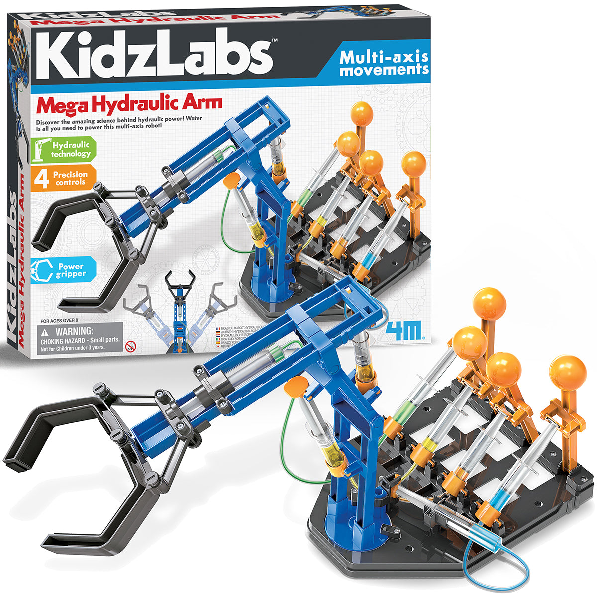 Brazo Hidráulico Gigante Kidz Labs 4M