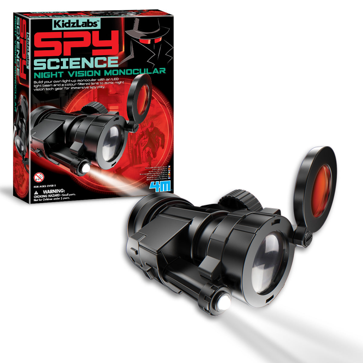 Kit de Espionaje y Visión Nocturna Kidz Labs 4M