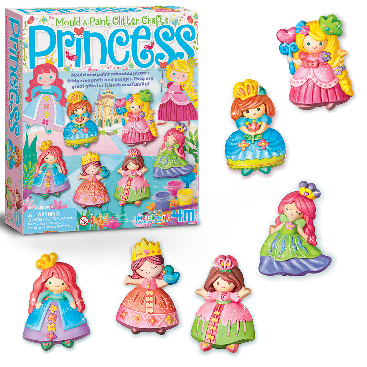 Princesas Mould and Paint 4M