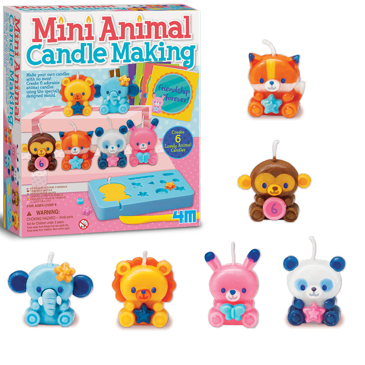 Kit para Hacer Velas de Animales 4M