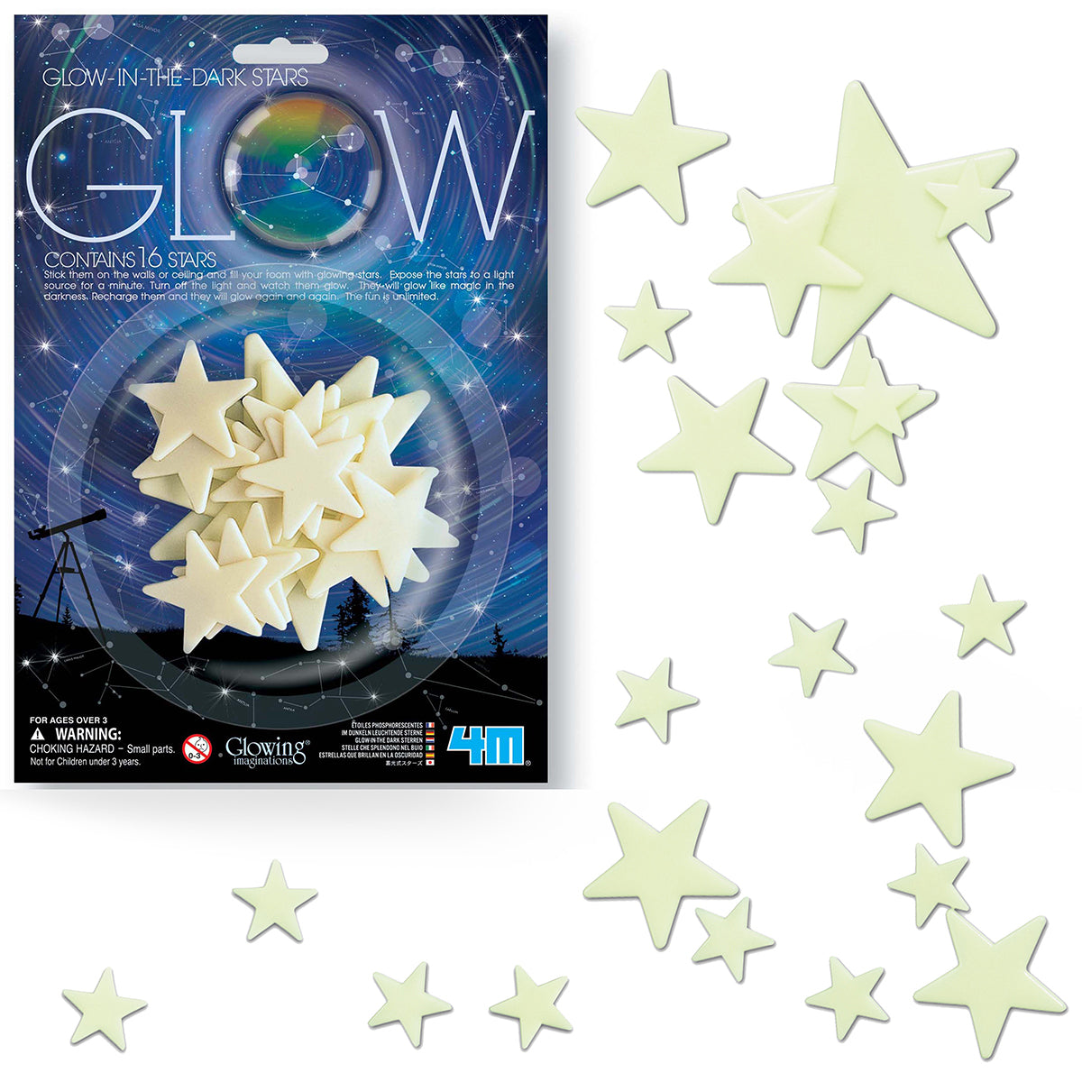 Estrellas que Brillan en la Oscuridad Glowing Imaginations 4M