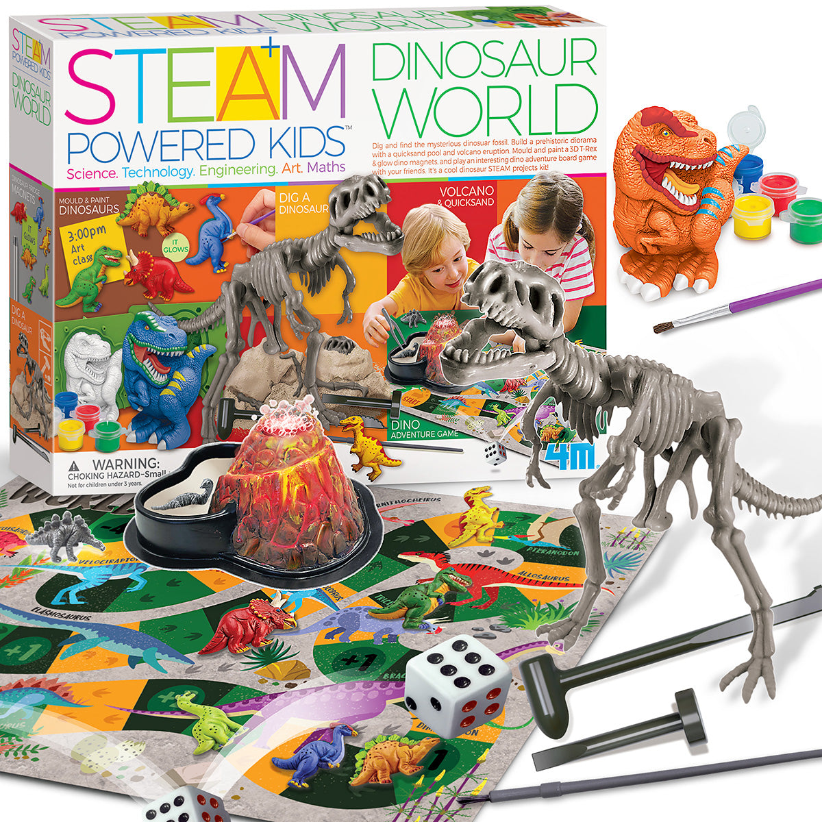 Mundo Dinosaurio STEAM 4M