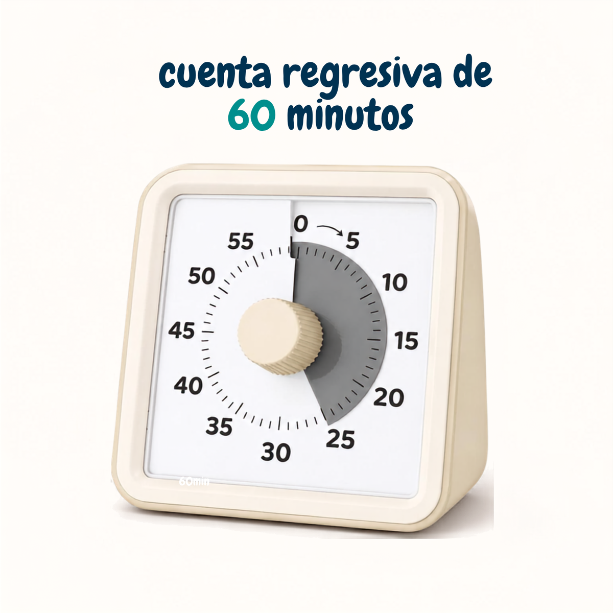 Temporizador Visual 1h redondo