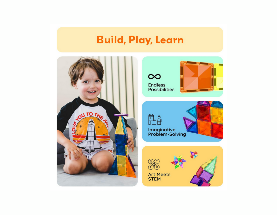 PicassoTiles Set de 30 Piezas Mini