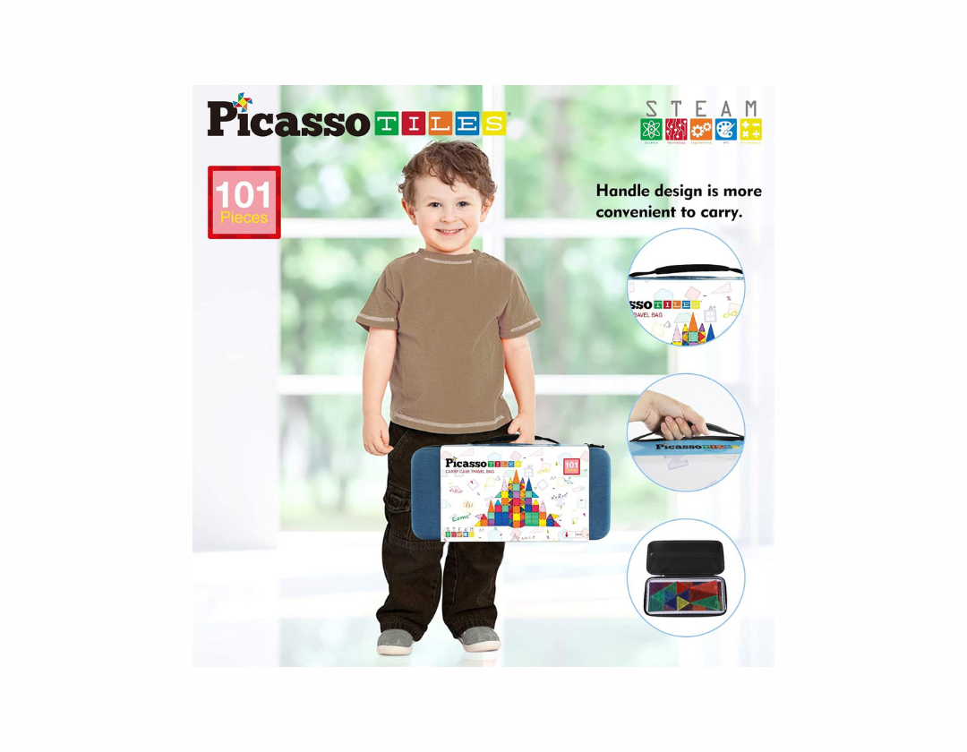 101 piezas PicassoTiles + estuche