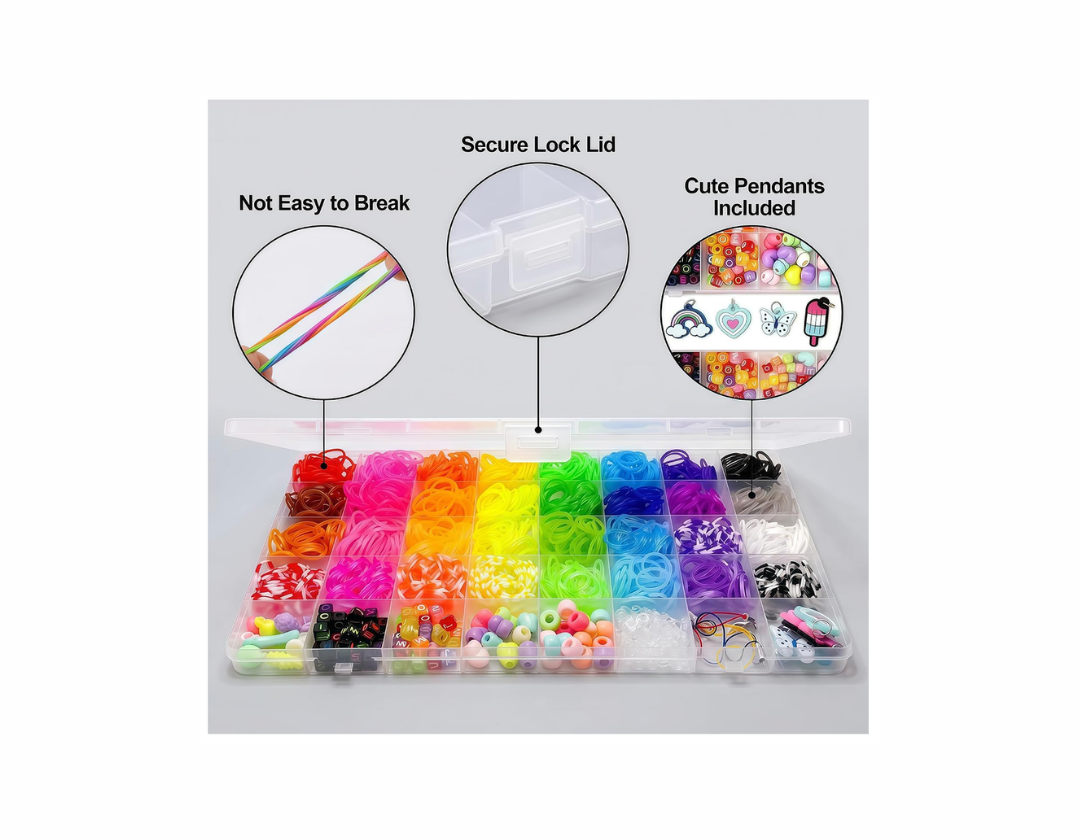 Kit de Ligas para Pulseras 32 Colores