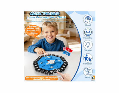 Juego de Palabras Familiar Educativo Letras