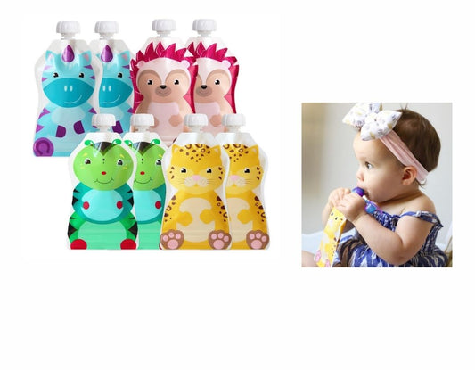 Bolsas reutilizables de almacenamiento de alimentos 5onz / 8 pack