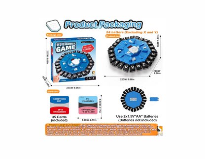 Juego de Palabras Familiar Educativo Letras