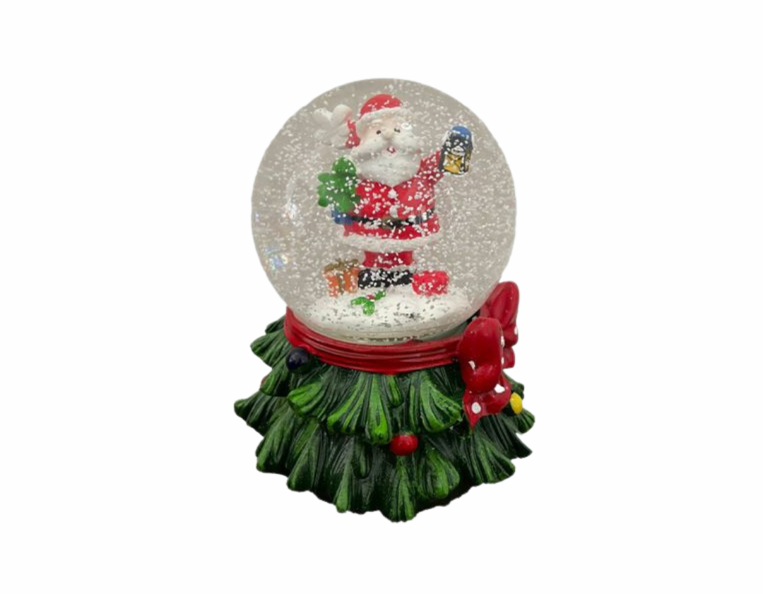 Caja Musical o globo de nieve navideño